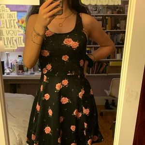 floral skater dress
